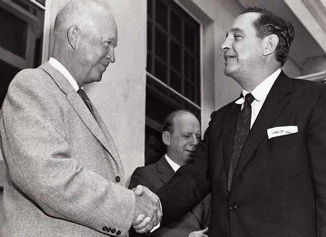 Meeting between Eisenhower and Faubus