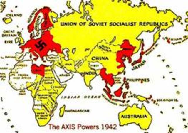 Germany forms the Axis alliance with Italy