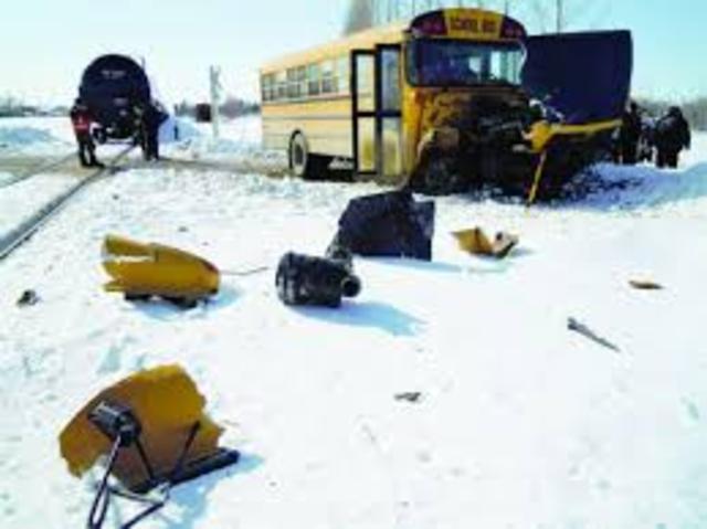 Train-School Bus accident