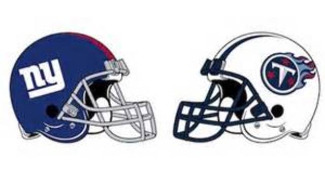 Tennessee Titans defeat Giants