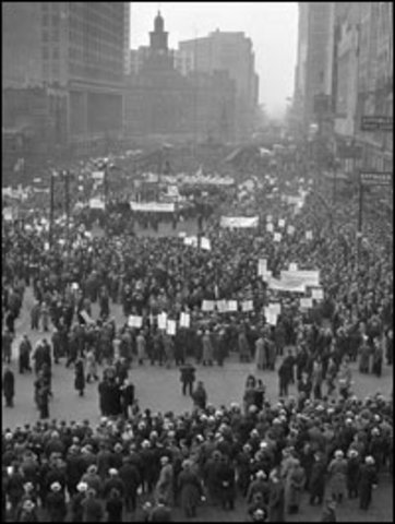 unemployment reaches its hight