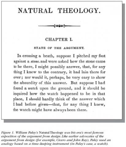 Natural Theology views God through nature (1802)