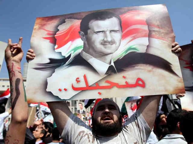 Assad blames outside conspirators for protesters