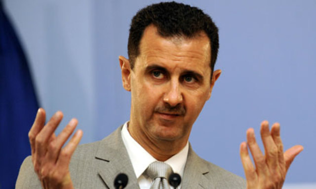 Syrian president blames foreign conspirators for inflaming protests