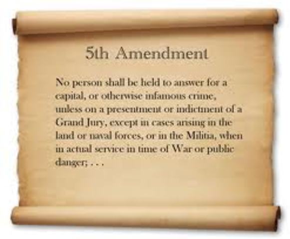 5th amendment