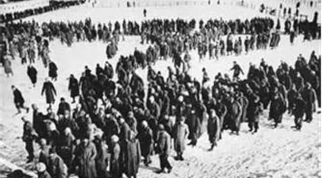 German forces surrender at Stalingrad