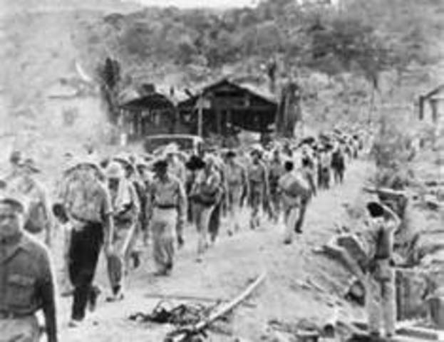 Bataan death march ends