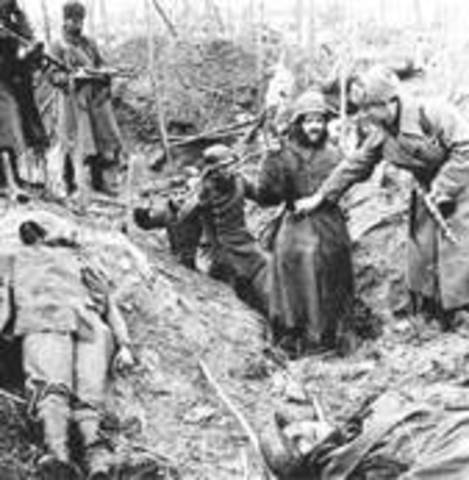 German forces surrender at Stalingrad