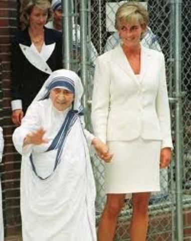 LA MADRE TERESA Y DIANA