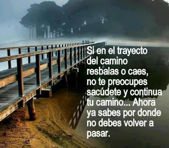 volverse a levantar y seguir