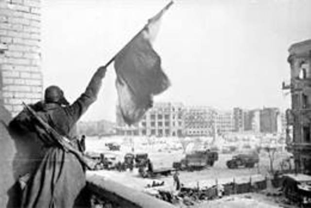 German forces surrender at Stalingrad