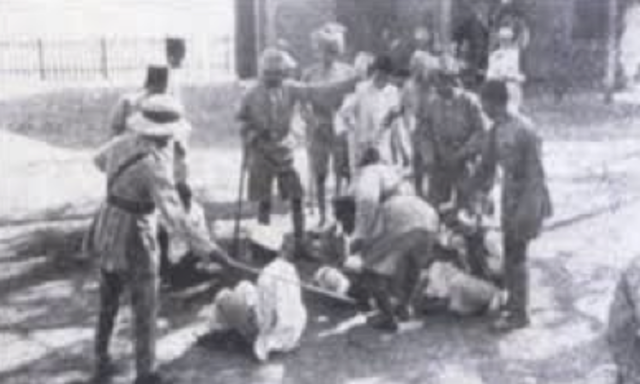 First time Gandhi is beaten up