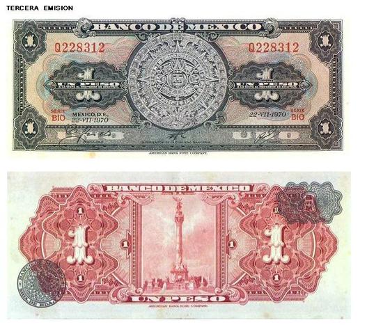 BILLETES IMPRESOS POR LA AMERICAN BANK NOTE COMPANY