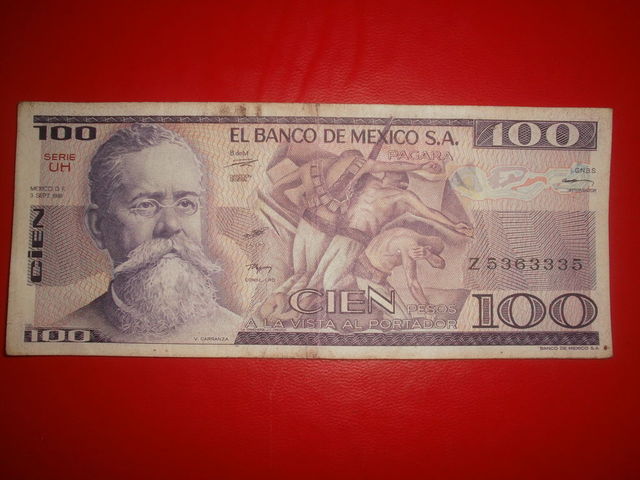 BILLETES IMPRESOS POR EL BANCO DE MEXICO