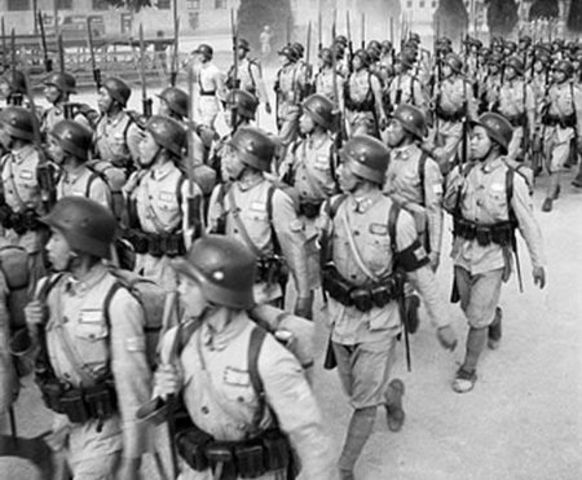 Japanese invaded Manchuria