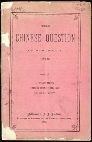 The Chinese Question in Australia