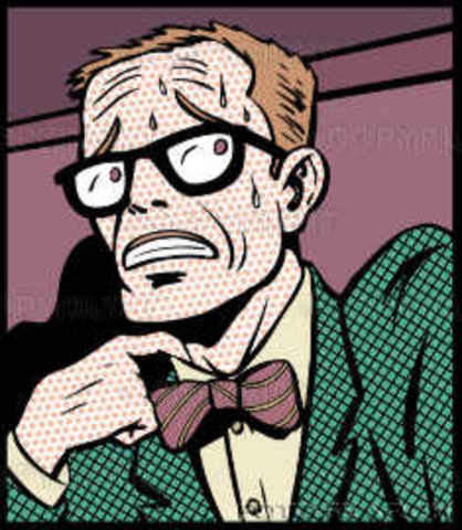 Señor Delgado, un hombre nervioso