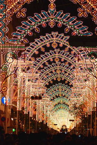 Kobe Luminarie festival in Japan