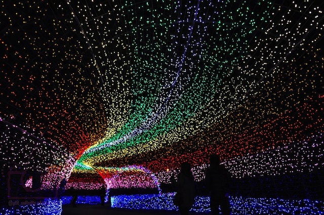Winter Illuminations in Nabana no Sato, Nagashima, Japan