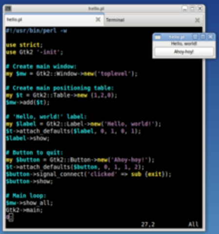 Hello World - first coding programme