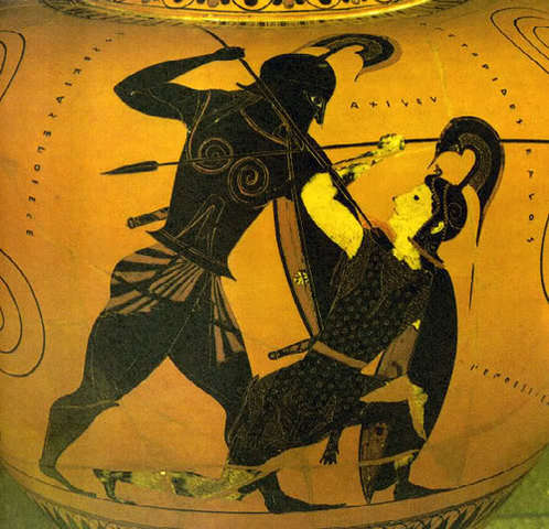 Achilles and Hector Come Face to Face