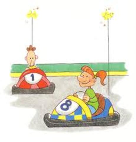 La primera vez que me monte en la feria.