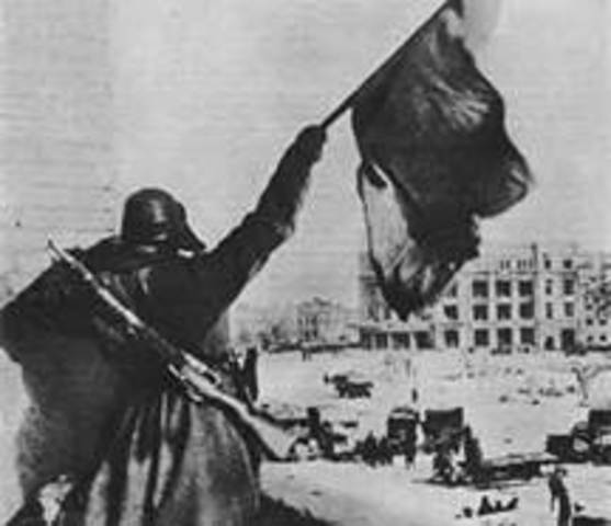 German forces surrender at Stalingrad