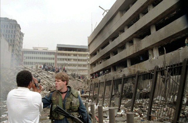 Terrorists bomb ebassy (Bill Clinton)