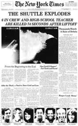 Challenger Disaster 1986