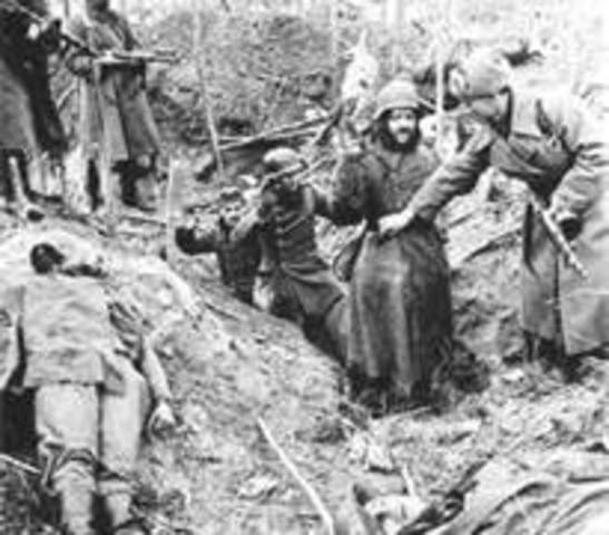 German Forces surrender at Stalingrad