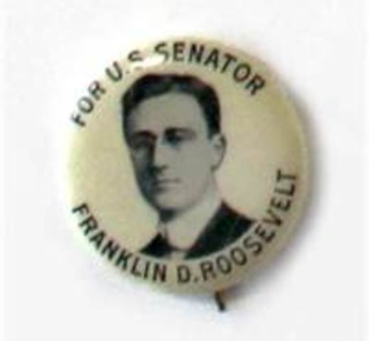 Roosevelt first elected President