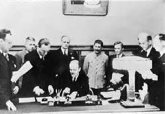 Germany and Soviet Union have a nonaggression pact