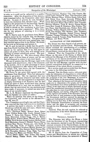 Jefferson's secret message to the House