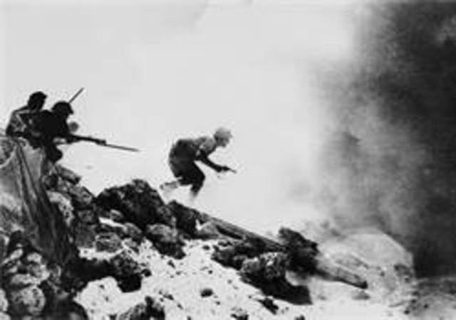 British forces stop the German advance at El Alamein