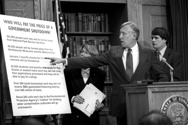 Government shout down