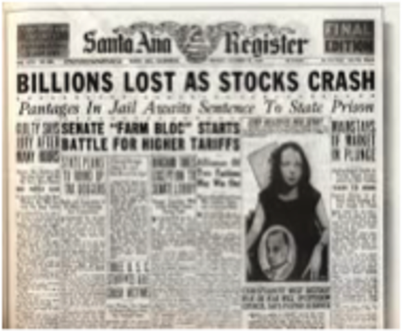 Great Depression Begins