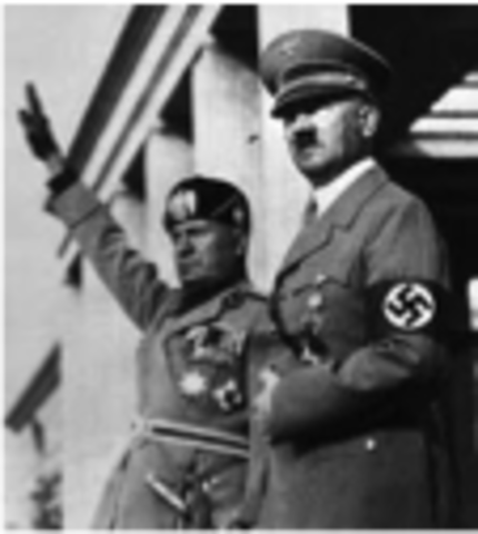 o	Hitler & Mussolini form the Rome-Berlin Axis