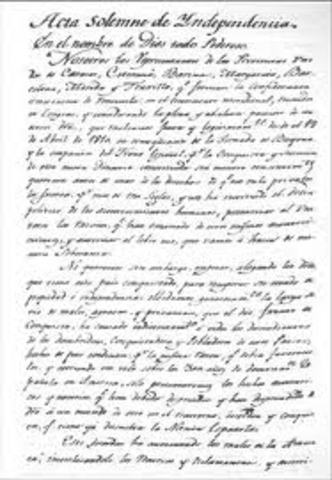 Firma de la Independencia