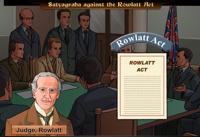 British Pass the Rowlatt Acts