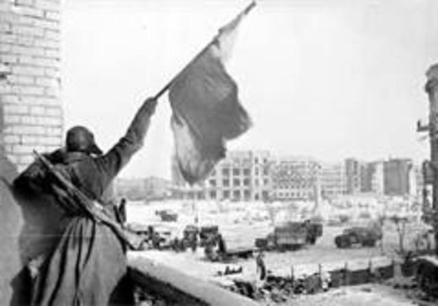 German forces surrender at Stalingrad