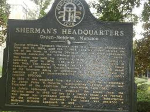 Prepared for battle outside of Savannah