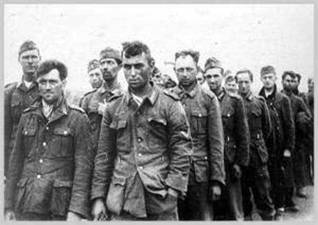 German forces surrender at Stalingrad