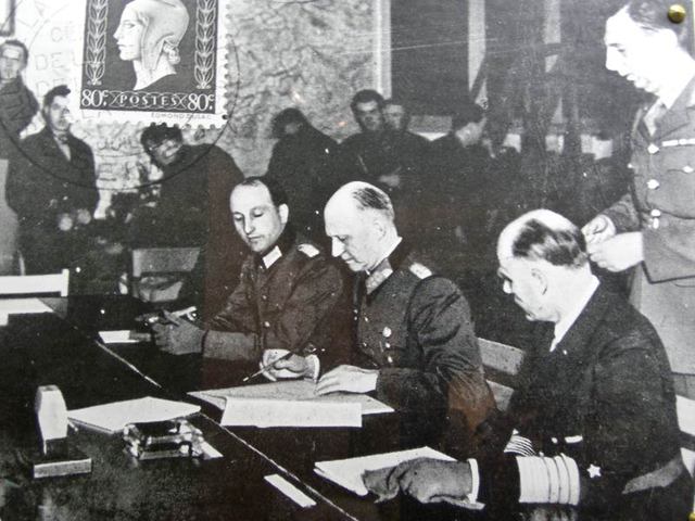 Allied forces advance on Berlin, Germany surrenders