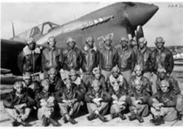 Tuskegee Airmen first Deployed overseas