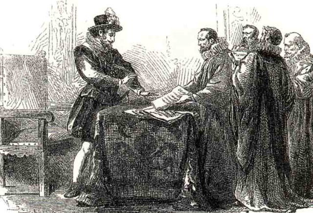 Signing of the edict of Nantes