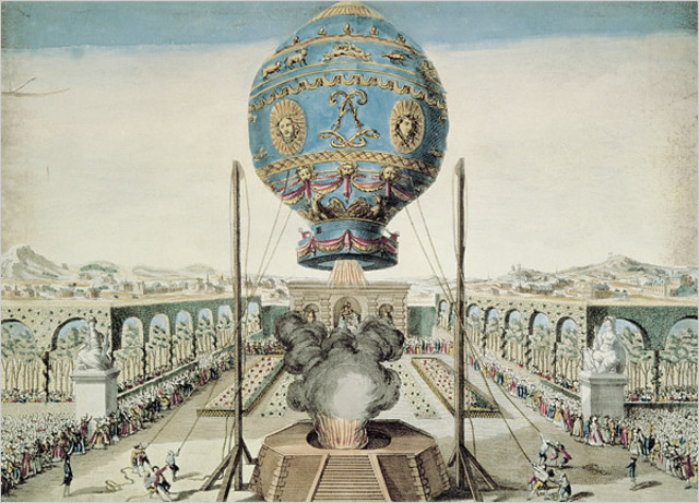 Joseph and Jacques Montgolfier- the First Hot Air Balloon