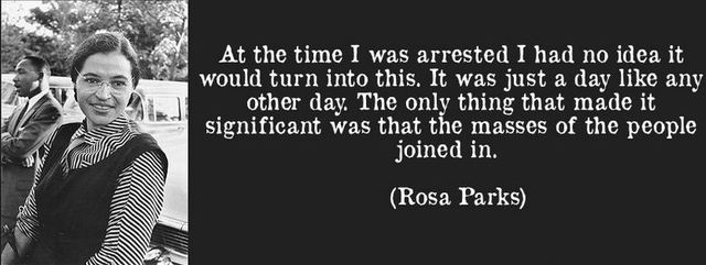 Rosa Parks rebels