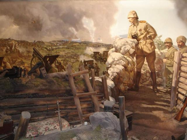 He took part in the battles in Gallipoli