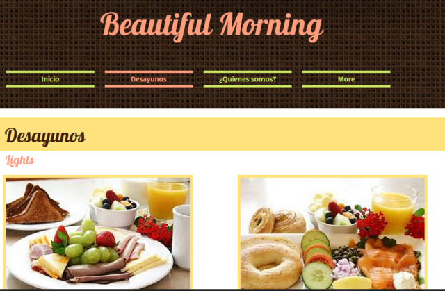 Creación de la pagina web de la empresa