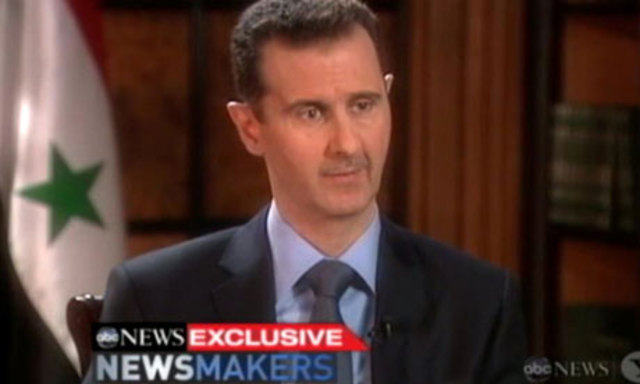 Assad Interviews with US